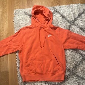 orange nike hoodie